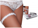 Dámské bílé podvazkové erotické prádlo - 2