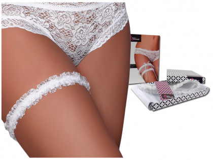 White garter ladies' erotic underwear - 2