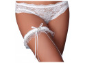 White ladies' garter with Livia Corsetti lace - 3