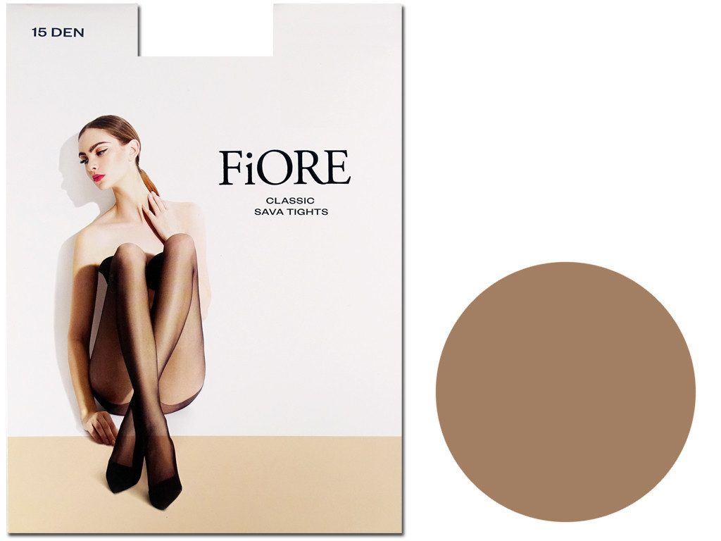Glatte Damenstrumpfhose Sava 15 den Fiore - 4