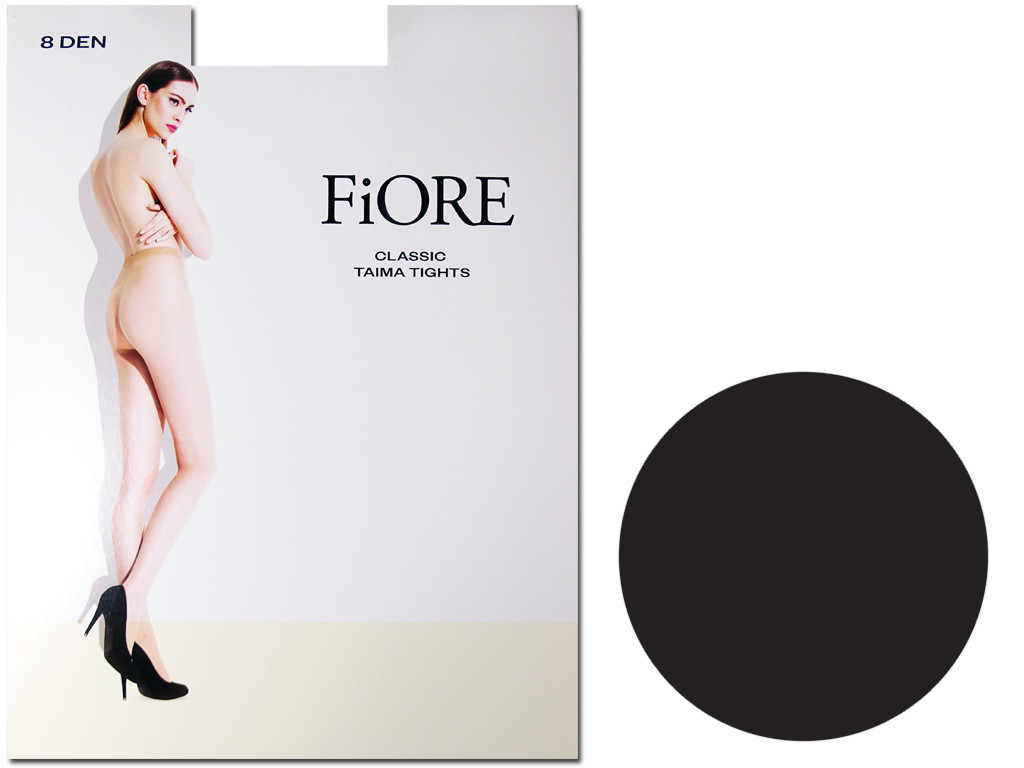 Smooth thin women's tights 8 den Fiore Taima - 5