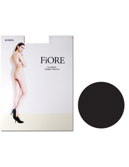 Smooth thin women's tights 8 den Fiore Taima - 5