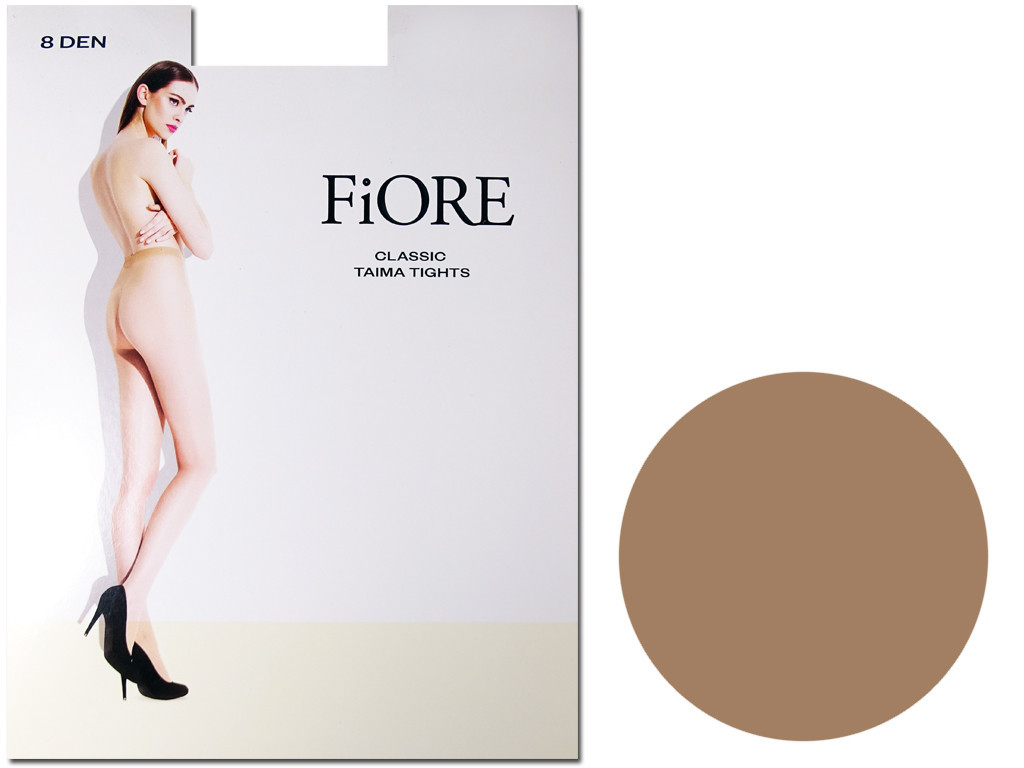 Smooth thin women's tights 8 den Fiore Taima - 8