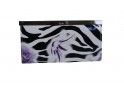 ZEBRA WALLET WHITE AND BLACK FLOWER GIFT - 2