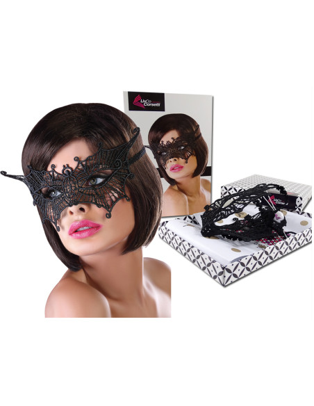 Schwarze Maske Damen erotische Dessous - 4