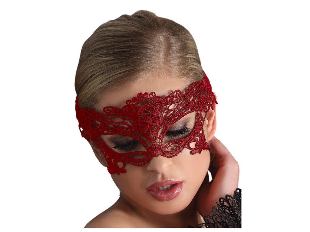 Masque pour les yeux de Bourgogne - sous-vêtements érotiques - 1