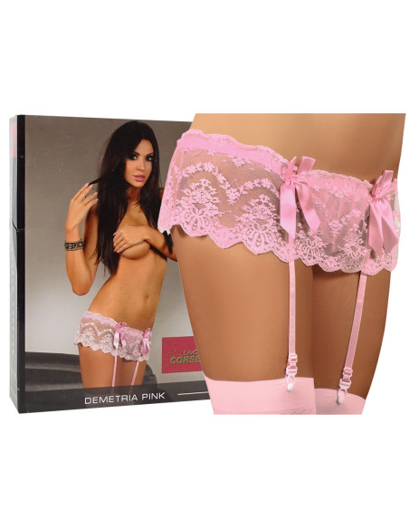 Світло-рожевий пояс на підв'язках Livia Corsetti - 4