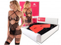 Black corset and thong erotic lingerie - 5