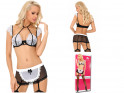 Dressing up as a maid, women's erotic underwear - 3