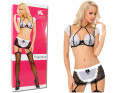 Dressing up as a maid, women's erotic underwear - 4