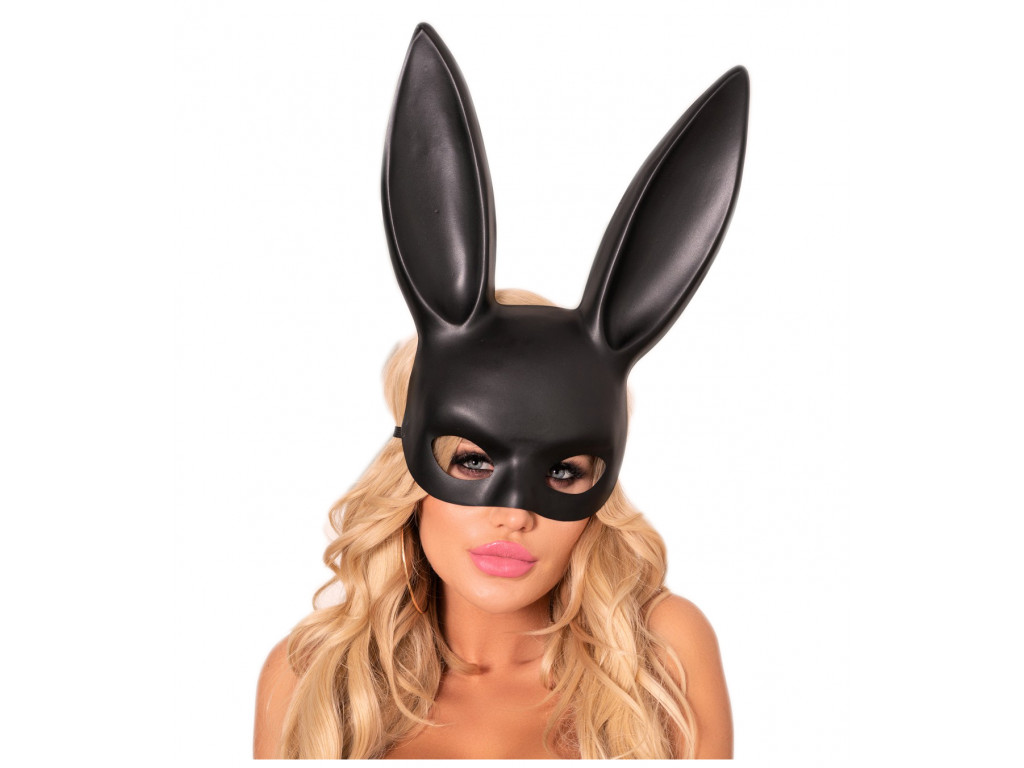 Čierne králičie očné masky erotické spodné prádlo - 1