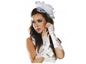 White ladies' gloves with Livia lace - 1