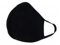 Čierna bavlnená dvojvrstvová maska - 2