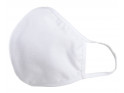 White two-layer cotton mask - 2
