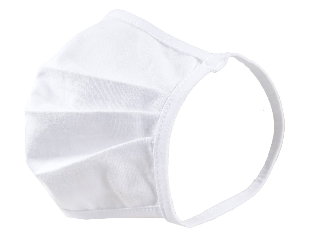 White cotton face mask  - 3