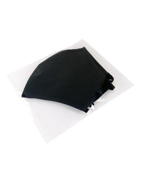 Mască dublu strat din bumbac negru - 5 Mască dublu strat din bumbac negru - 5