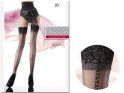 Self-supporting stockings with stitching Fiore lace - 3