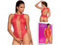 Červené dámské tělo, erotické spodní prádlo značky Obsessive - 4