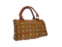 CASE BAG BROWN VELKÉ NÝTY STUDS HIT