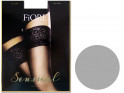Smooth self-supporting stockings with Fiore lace 20 den - 4