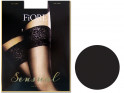 Smooth self-supporting stockings with Fiore lace 20 den - 6