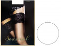 Smooth self-supporting stockings with Fiore lace 20 den - 7
