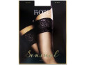 Smooth self-supporting stockings with Fiore lace 20 den - 1