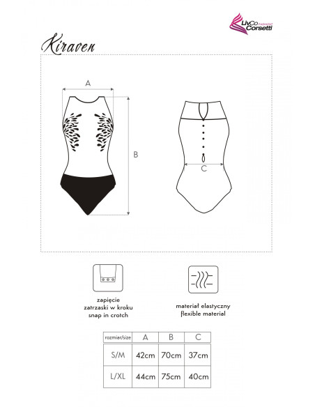 Lingerie érotique pour femmes au corps noir avec dentelle - 7