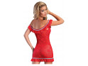 Red lace nightdress Spanish woman - 2