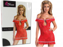 Red lace nightdress Spanish woman - 6