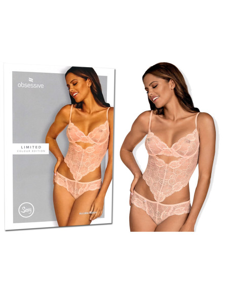 Corps de femmes en dentelle rose Obsessionnel - 5