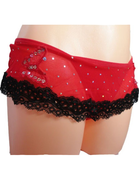 Červené a černé tričko Lolitka