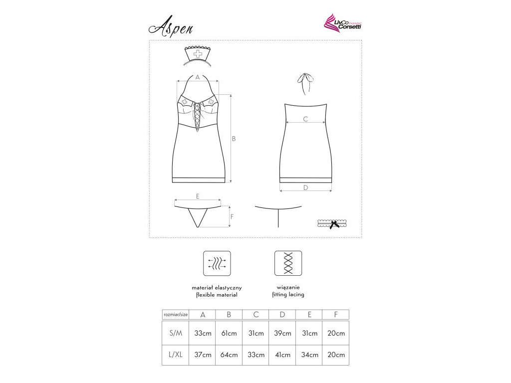 Przebranie pielęgniarki bielizna erotyczna