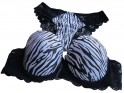 ZEBRA WHITE AND BLACK SENSUAL UNDERWEAR SET