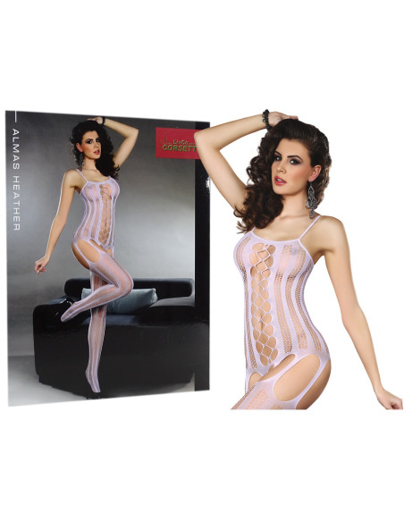Violet bodystocking sieviešu erotiskā apakšveļa - 3