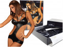 Black cut out women's bodies like LivCo Corsetti leather - 4