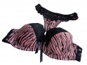 ZEBRA LIGHT PINK SENSUAL UNDERWEAR SET