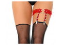Red garter with studs - 2