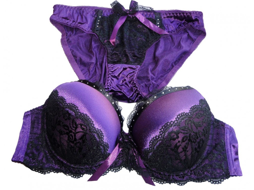 ENSEMBLE LINGERIE SENSUELLE VIOLET ZIRCONE - 1