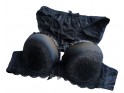 ENSEMBLE LINGERIE SENSUELLE ZIRCONE NOIR - 1