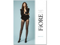 Black patterned tights 20 den Fiore - 1