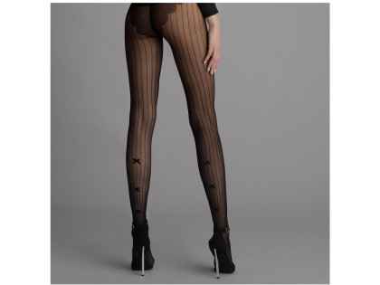 Striped tights with stitching 30 den Fiore - 2