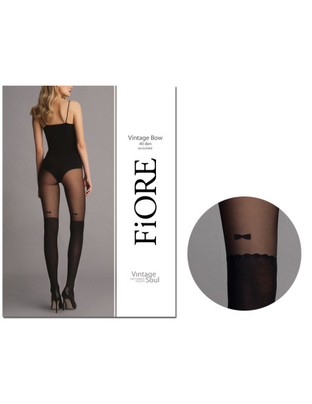 Pančuchové nohavice z mikrovlákna ako výšky stehien 40 denier - 3