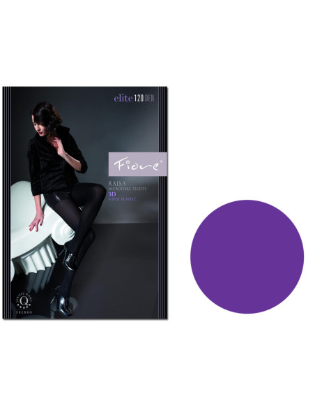 Opaque microfibre pantyhose 120 den 3d super flexible - 3