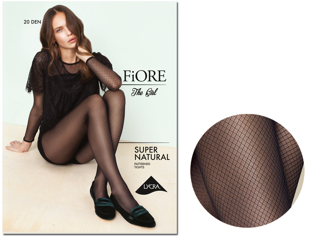 Tights like a cabaret little eyelet - 3