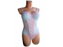 CORSET SET OF LINGERIE WHITE LILY - 1