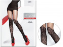 Black tights like patterned stockings - 3