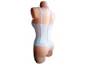 ENSEMBLE CORSET DE LINGERIE LYS BLANC - 3