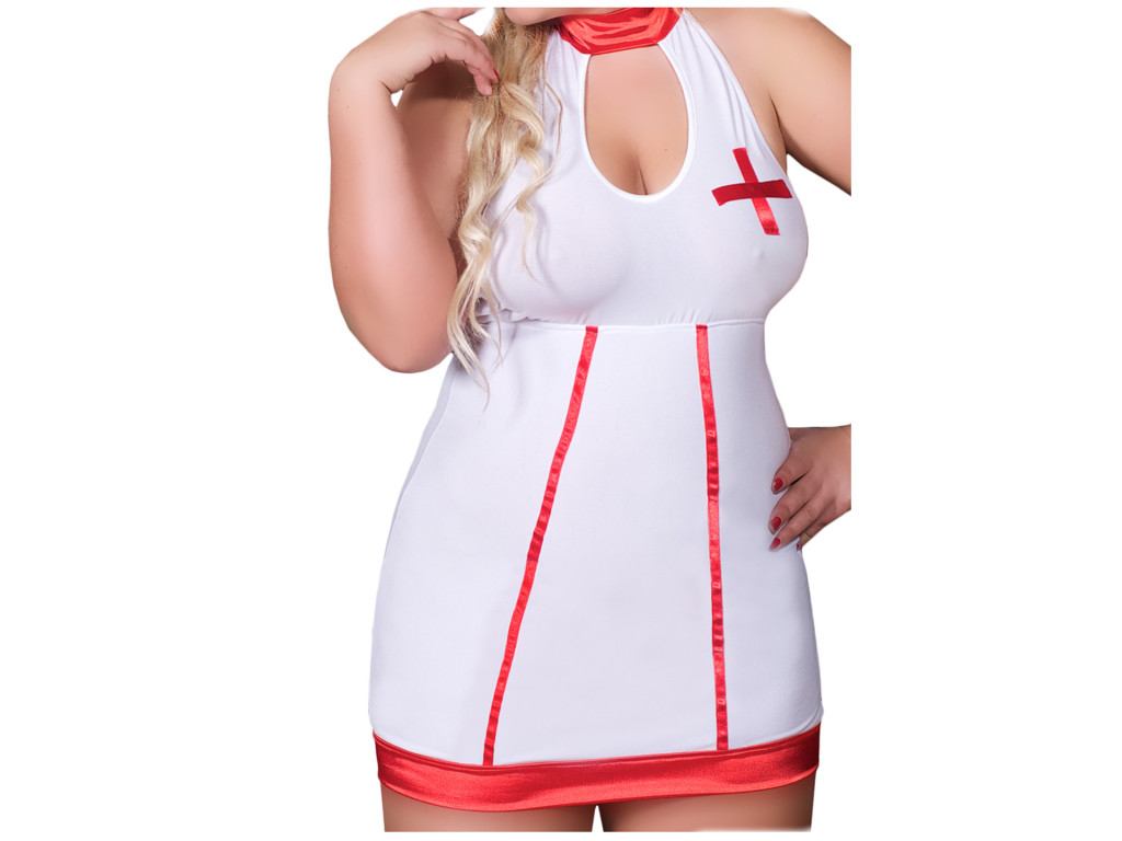 Plus Size Plus Size nővér jelmez - 2