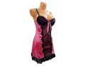 CHEMISE DE NUIT EN SATIN 2 ROSE CLAIR - 3